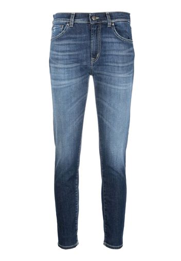 DONDUP high-waist skinny-cut jeans - Blu