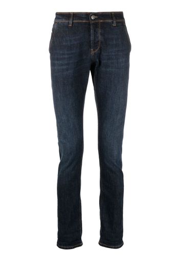 DONDUP dark-wash straight-leg jeans - Blu