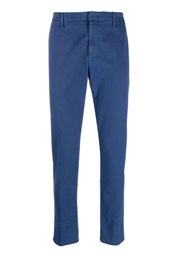 DONDUP Pantaloni dritti a vita media - Blu