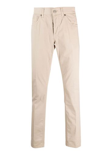 DONDUP low-rise straight-leg jeans - Toni neutri