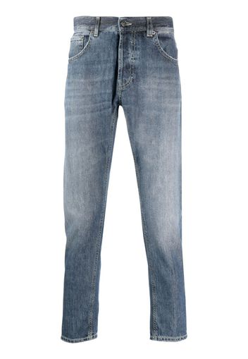 DONDUP mid-rise tapered jeans - Blu