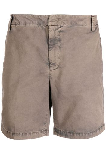 DONDUP straight-leg denim shorts - Marrone