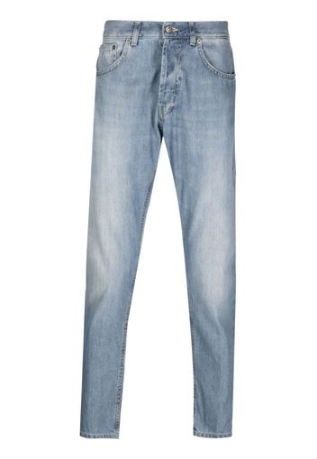 DONDUP faded effect tapered jeans - Blu