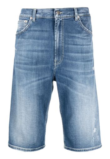 DONDUP high-waist denim bermuda shorts - Blu