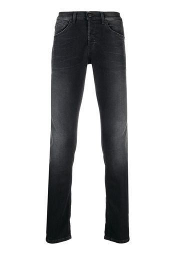 DONDUP low-rise slim-cut jeans - Nero