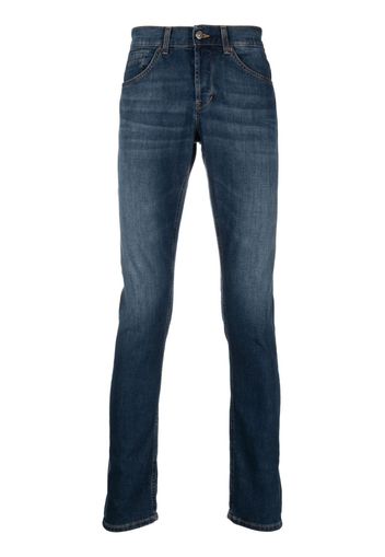 DONDUP cuffed slim-cut jeans - Blu