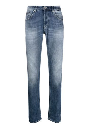 DONDUP mid-rise slim-fit jeans - Blu