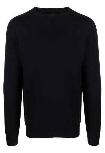 DONDUP long-sleeve knitted wool jumper - Blu