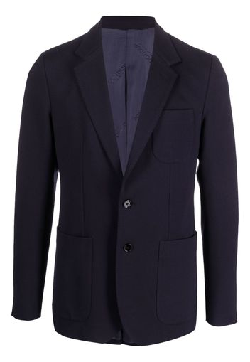 DONDUP Blazer monopetto con scollo a V - Blu