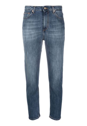 DONDUP Jeans skinny Cindy a vita media - Blu