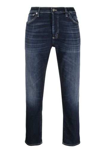 DONDUP mid-rise straight-leg jeans - Blu