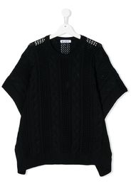 Top lavorato a maglia