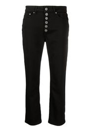 straight-leg cropped jeans