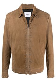 Dondup Bomber con borchie - Marrone