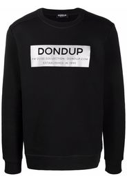 Dondup logo-print crewneck sweatshirt - Nero