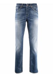 Dondup low-rise straight-leg jeans - Blu