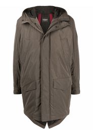 DONDUP concealed midi parka coat - Verde