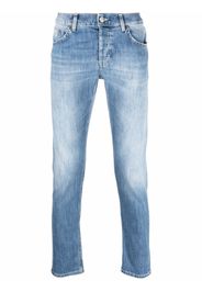 DONDUP stonewashed straight-leg jeans - Blu