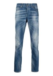 DONDUP distressed mid-rise jeans - Blu