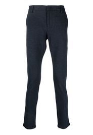 DONDUP mid-rise tapered trousers - Blu