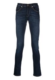 DONDUP logo-print skinny jeans - Blu