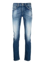 DONDUP stretch-cotton washed-denim jeans - Blu