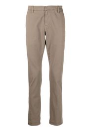 DONDUP Chino crop a vita media - Toni neutri