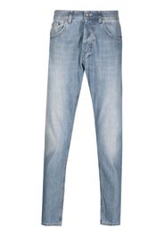 DONDUP faded effect tapered jeans - Blu