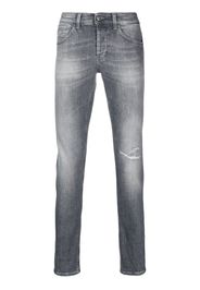 DONDUP stonewashed organic-cotton blend jeans - Grigio