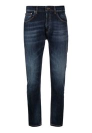 DONDUP low-rise tapered jeans - Blu