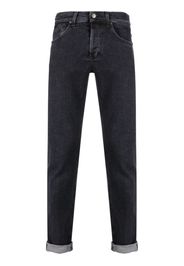 DONDUP turn-up cuffs slim-cut jeans - Grigio