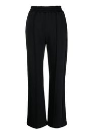 DONDUP high-waisted cotton track pants - Nero