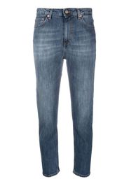 DONDUP Jeans skinny Cindy a vita media - Blu