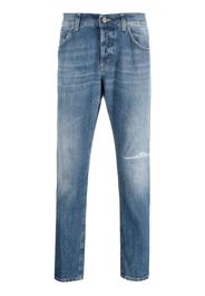 DONDUP stonewashed slim-cut jeans - Blu