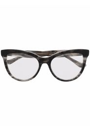 Donna Karan marbled cat-eye glasses - Grigio