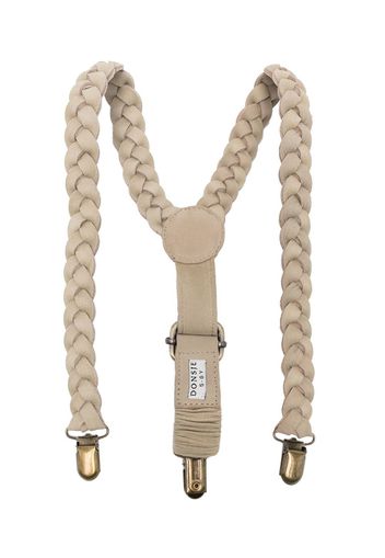 Donsje braided leather braces - Toni neutri