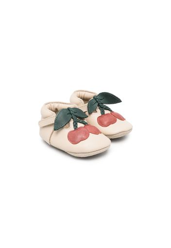 Donsje cherry-patch crib shoes - Toni neutri