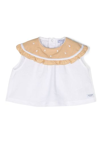 Donsje Frutys ruffled blouse - Bianco