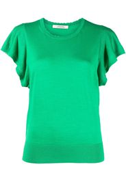 Dorothee Schumacher Top con bordi sfilacciati - Verde