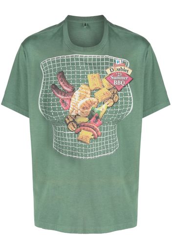 Doublet graphic-print cotton T-shirt - Verde