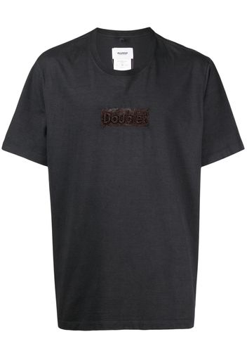 Doublet logo-patch organic cotton T-shirt - Grigio