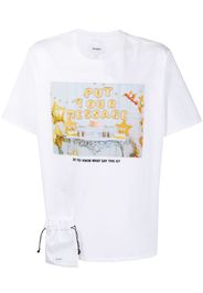 slogan print T-shirt