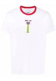 Doublet embroidered clown-motif T-shirt - Bianco