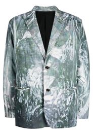 Doublet Blazer monopetto con stampa - Verde