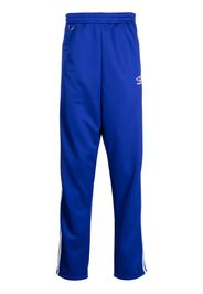 Doublet embroidered-logo track pants - Blu