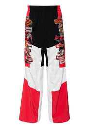 Doublet panelled track trousers - Rosso