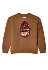 Doublet embroidered sweater - Marrone