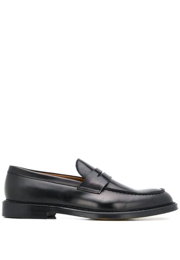 leather penny loafers