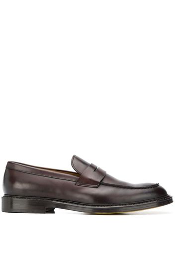 leather penny loafers