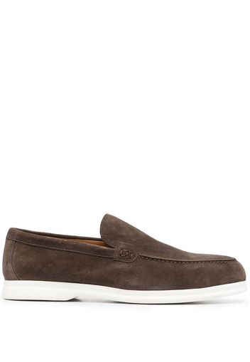 Doucal's smooth suede loafers - Toni neutri